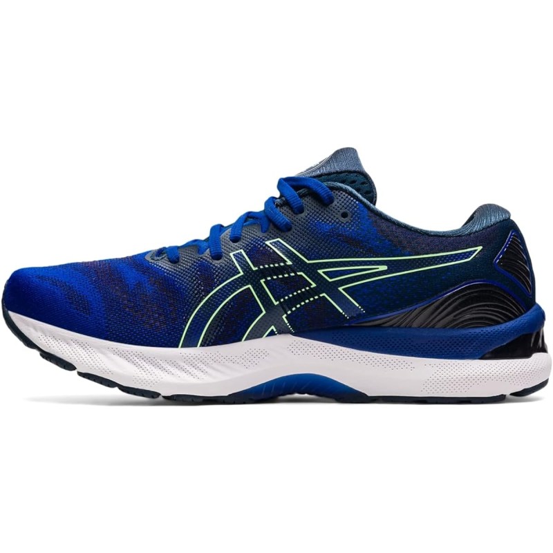 ASICS Men’s Gel-Nimbus 23 Running Shoes(Monaco Blue/Bright Lime ...